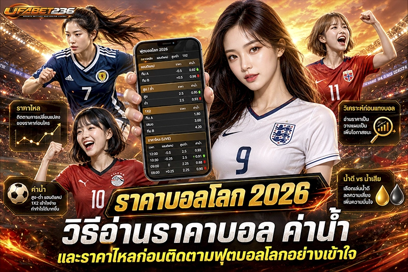 ราคาบอลโลก 2026 วิธีอ่านราคาบอล