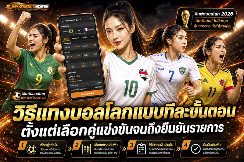 วิธีแทงบอลโลกแบบทีละขั้นตอน