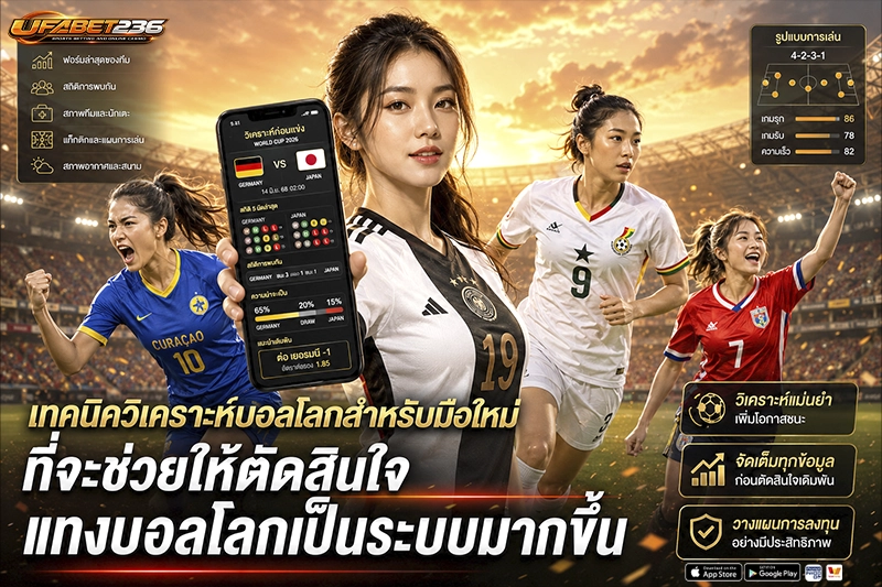 เทคนิควิเคราะห์บอลโลกสำหรับมือใหม่