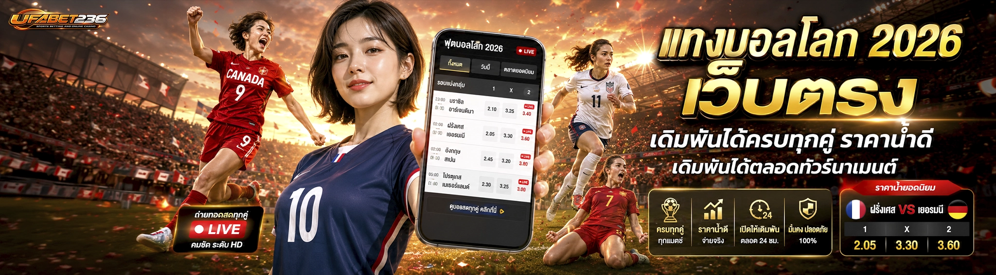 แทงบอลโลก 2026 เว็บตรง